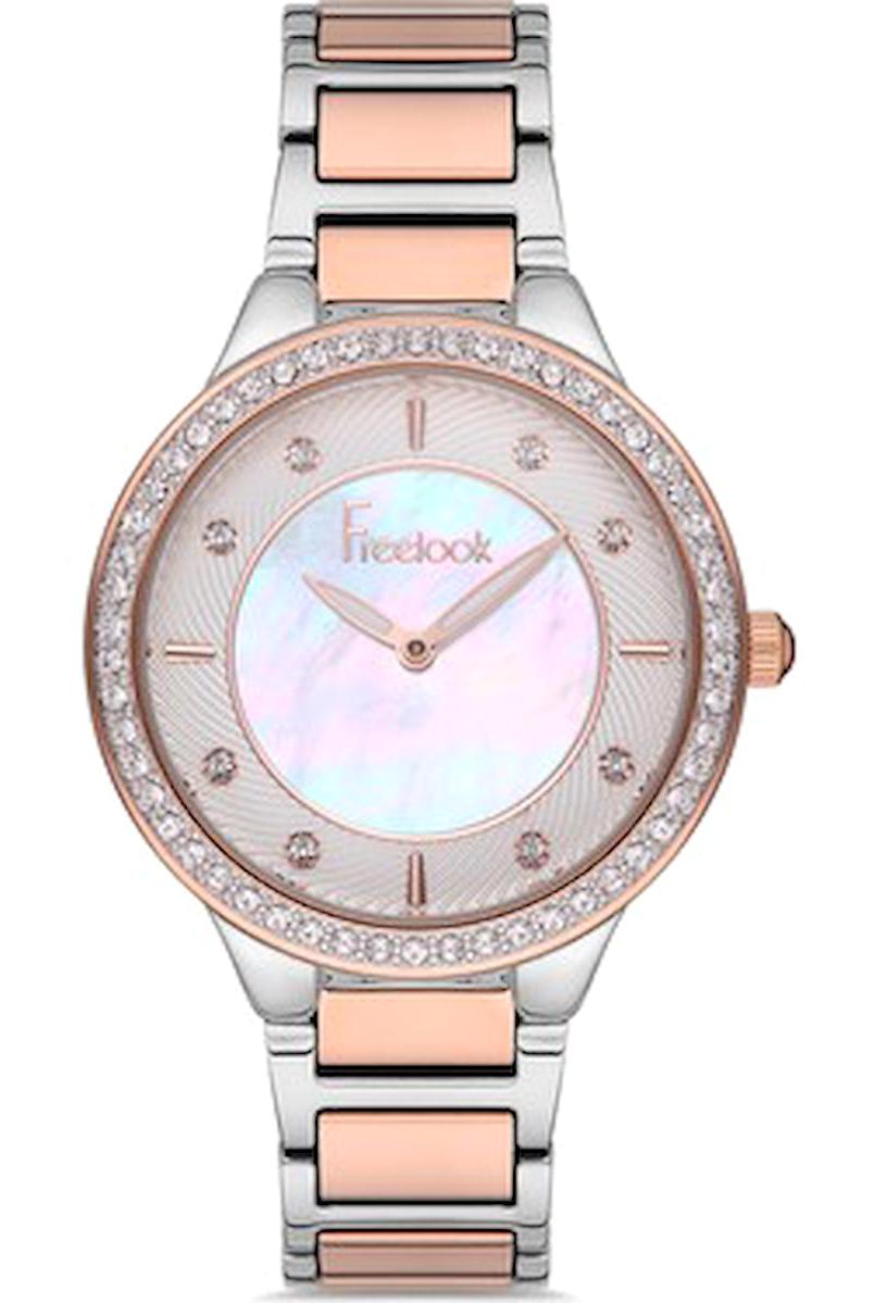 Freelook FL.1.10048.5 34 mm Gri-Rose Gold Çelik Kordon Analog Kadın Kol Saati