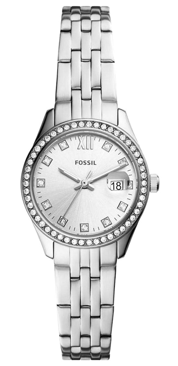 Fossil FES5039 28 mm Gri Çelik Kordon Analog Kadın Kol Saati