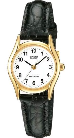 Casio LTP-1094Q-7B1RDF 23 mm Siyah Deri Kordon Analog Kadın Kol Saati