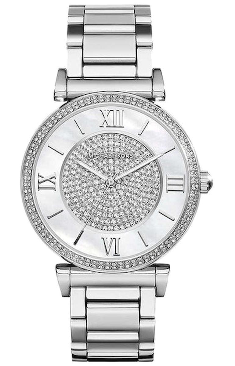 Michael Kors MK3355 38 mm Gri Çelik Kordon Analog Kadın Kol Saati