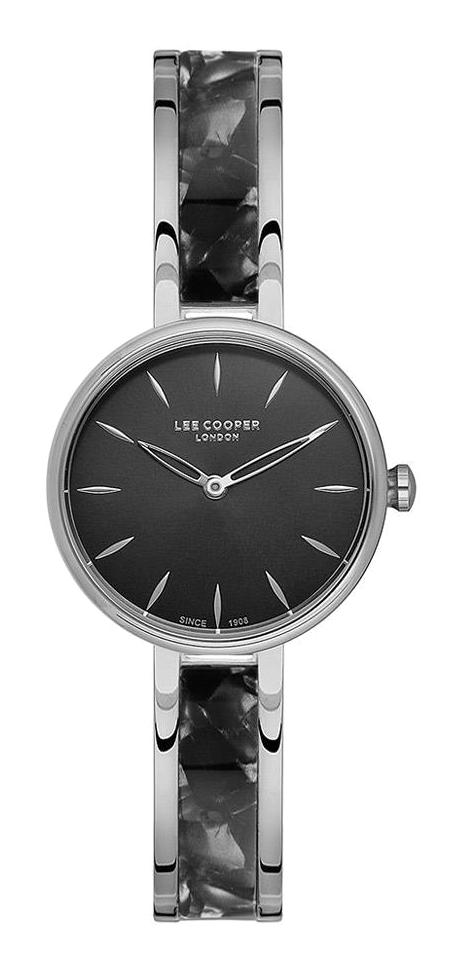 Lee Cooper LC07187.350 40 mm Siyah Metal Kordon Analog Kadın Kol Saati