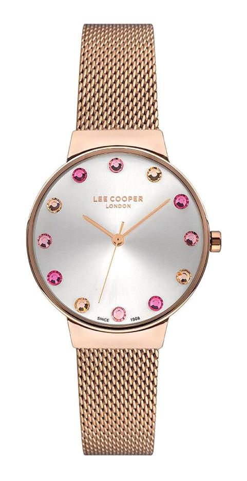 Lee Cooper LC07307.430 40 mm Rose Gold Metal Kordon Analog Kadın Kol Saati