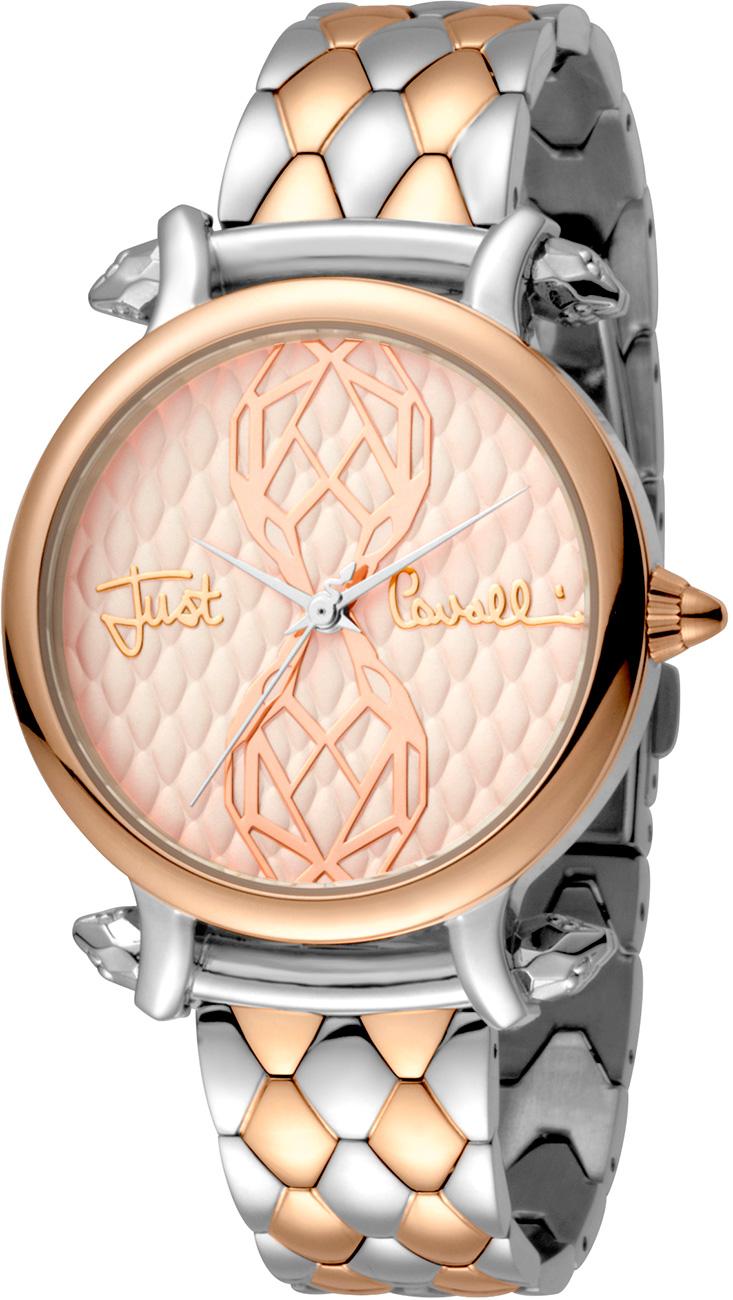 Just Cavalli JC1L061M0105 34 mm Gri-Rose Gold Çelik Kordon Analog Kadın Kol Saati