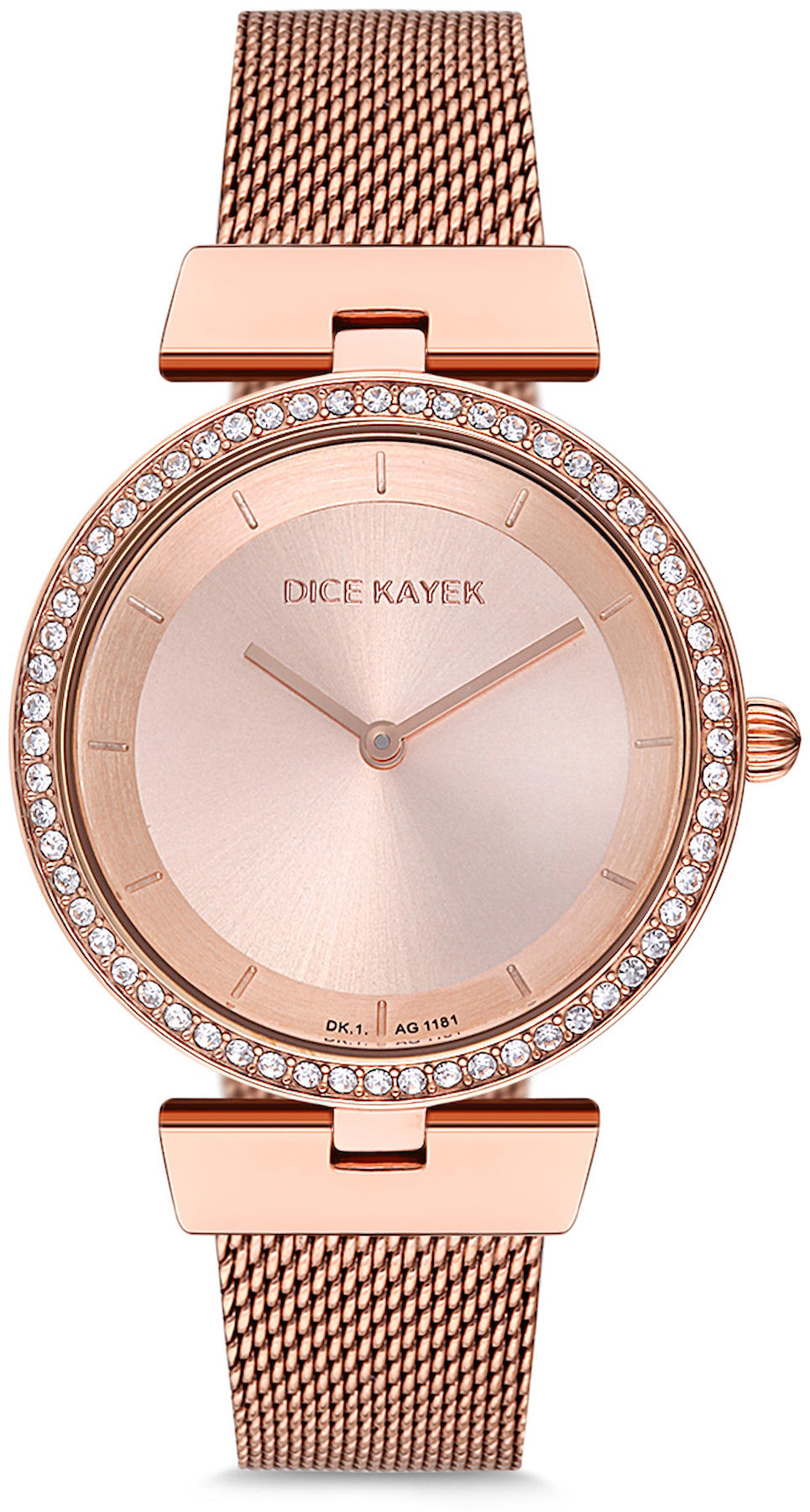 Dice Kayek DK.1.AG1181.03 36 mm Rose Gold Metal Kordon Analog Kadın Kol Saati