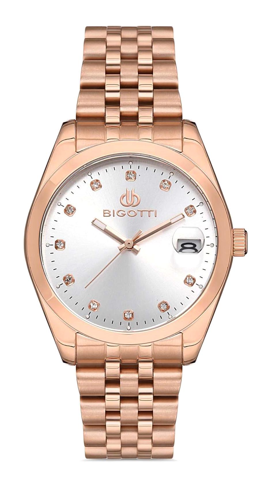 Bigotti BG.1.10271.2 36 mm Rose Gold Çelik Kordon Analog Kadın Kol Saati