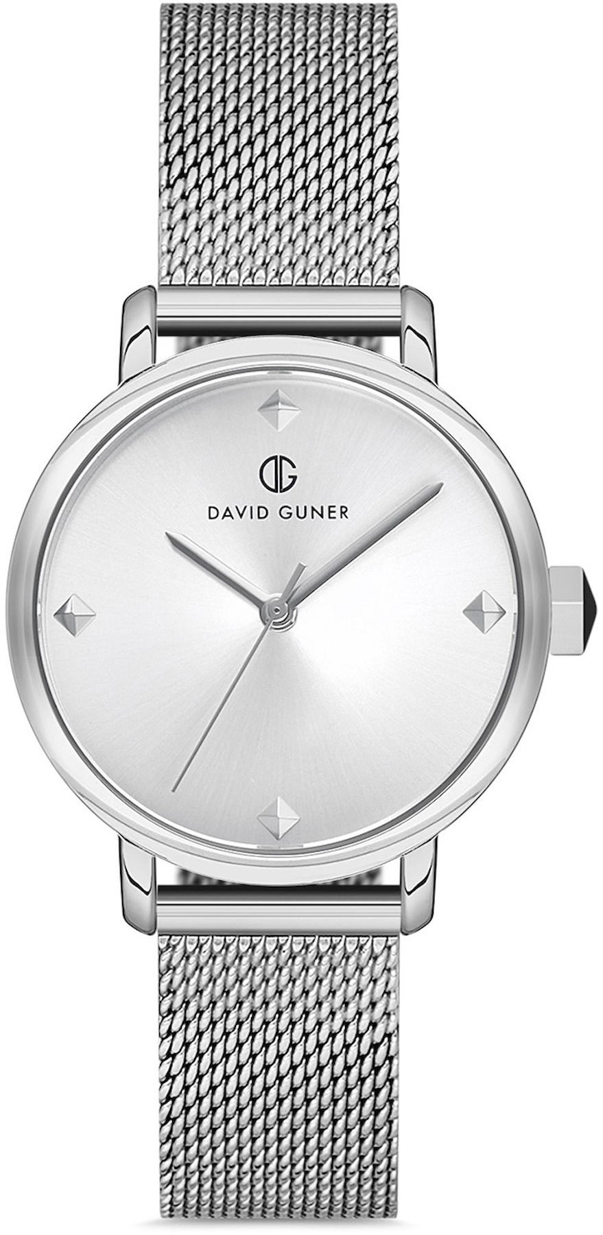 David Guner DG-8027LC-A1 32 mm Gri Çelik Kordon Analog Kadın Kol Saati
