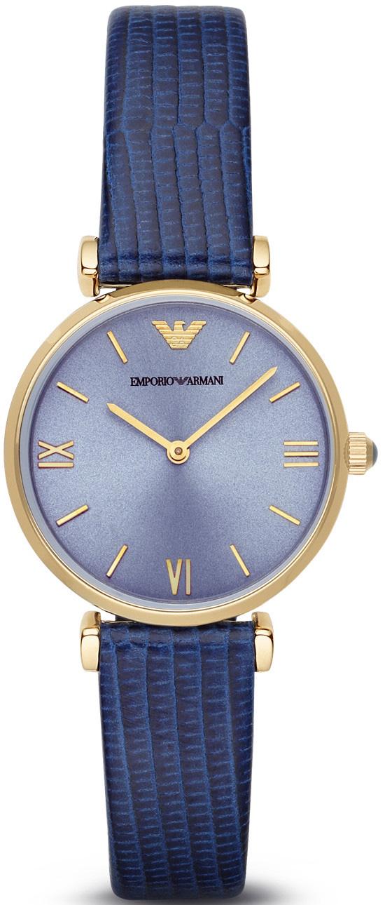 Emporio Armani AR1875 32 mm Lacivert Deri Kordon Analog Kadın Kol Saati