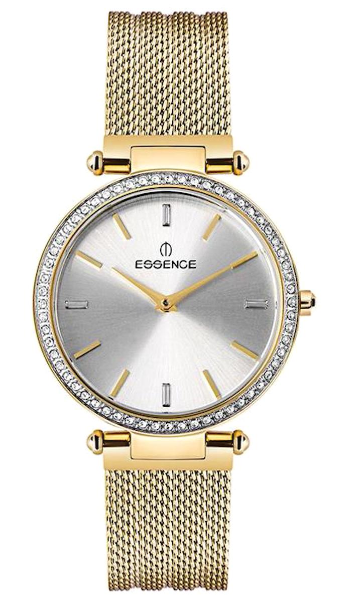 Essence ES6658FE.130 35 mm Altın Hasır Kordon Analog Kadın Kol Saati