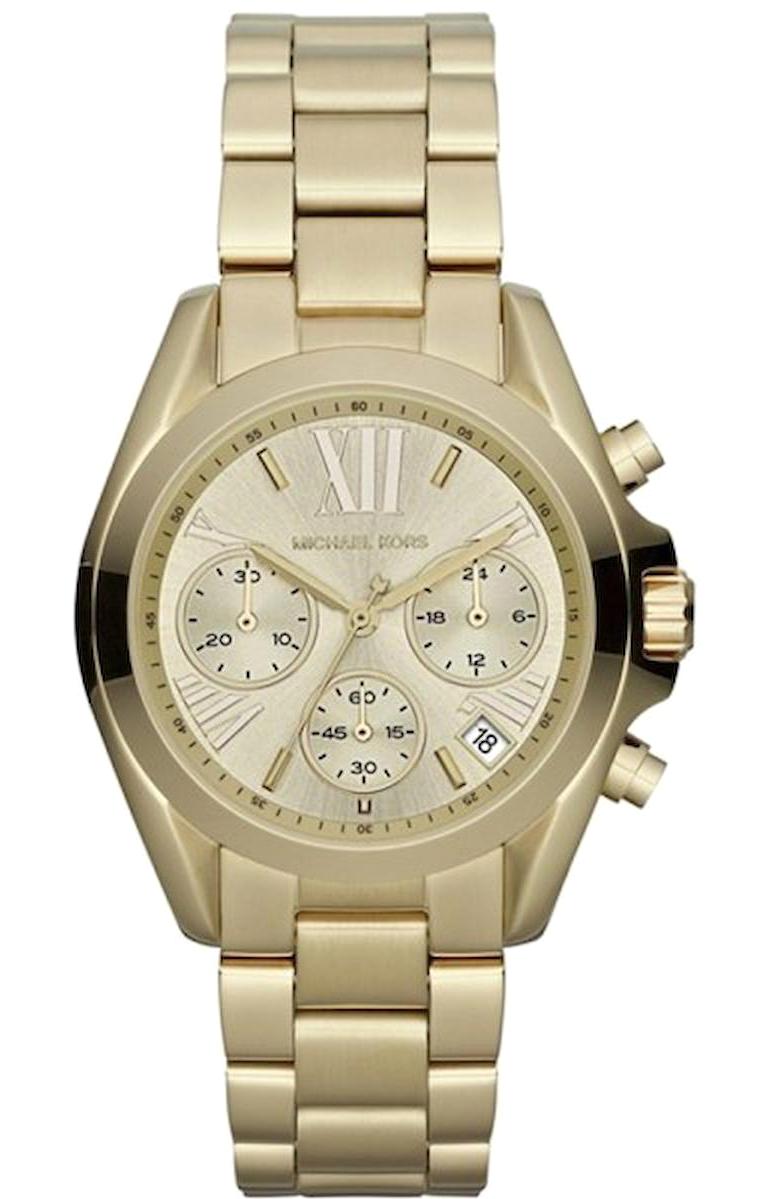 Michael Kors MK5798 Takvimli 38 mm Bronz Metal Kordon Analog Kadın Kol Saati