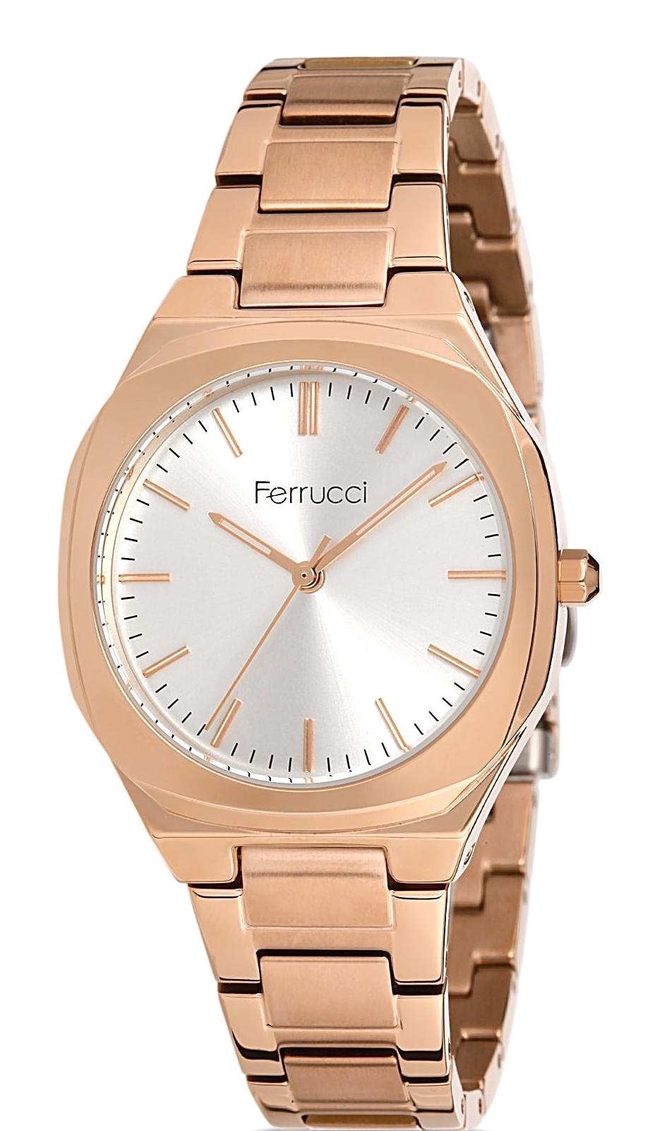 Ferrucci 9FM2594 36 mm Rose Gold Metal Kordon Analog Kadın Kol Saati