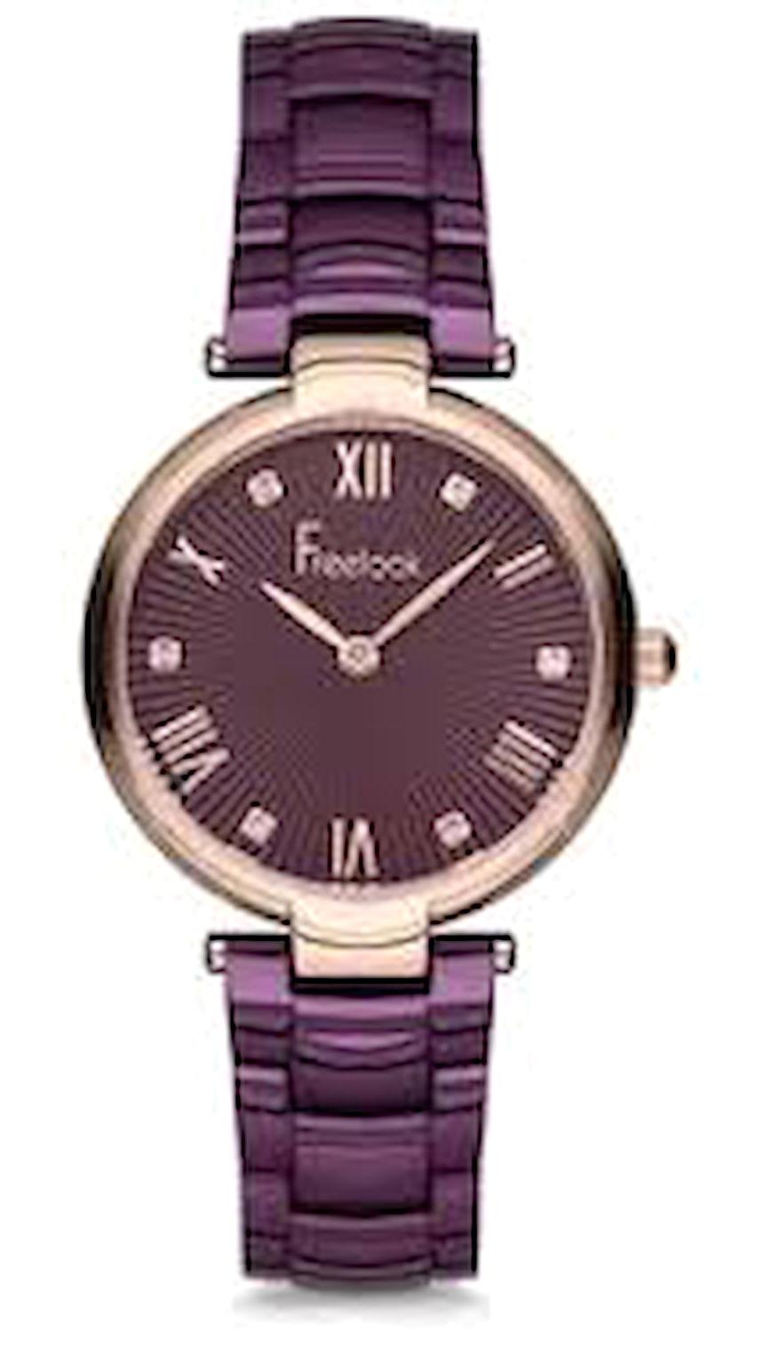 Freelook F.8.1049.03 36 mm Mor Metal Kordon Analog Kadın Kol Saati