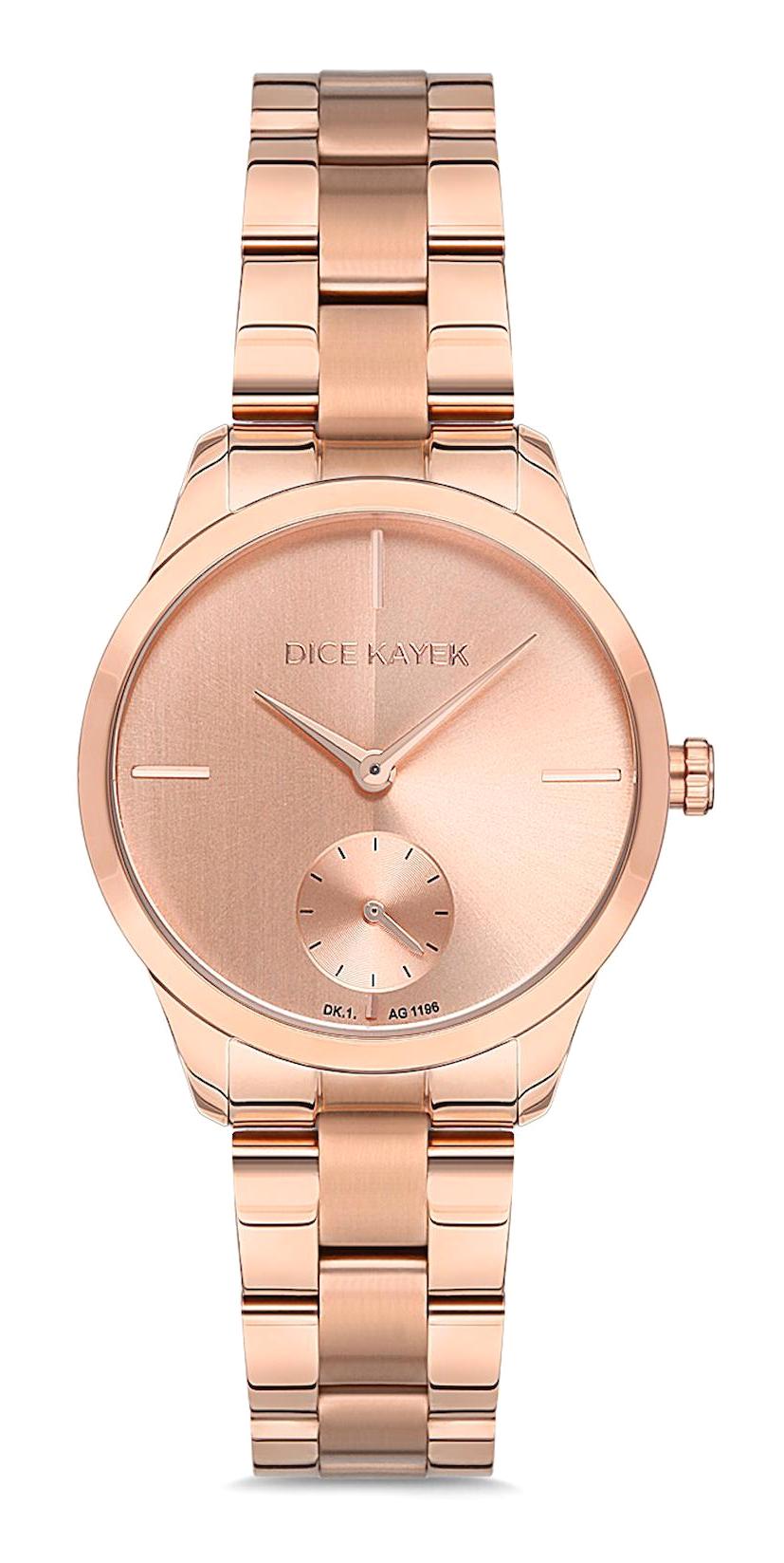 Dice Kayek DK.1.AG1196.02 35 mm Rose Gold Çelik Kordon Analog Kadın Kol Saati
