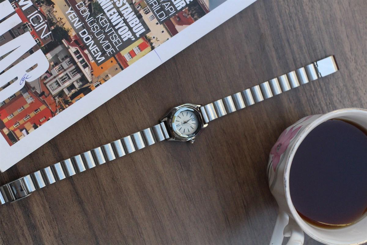 Laydi.Mo 31 mm Gri Çelik Kordon Analog Kadın Kol Saati