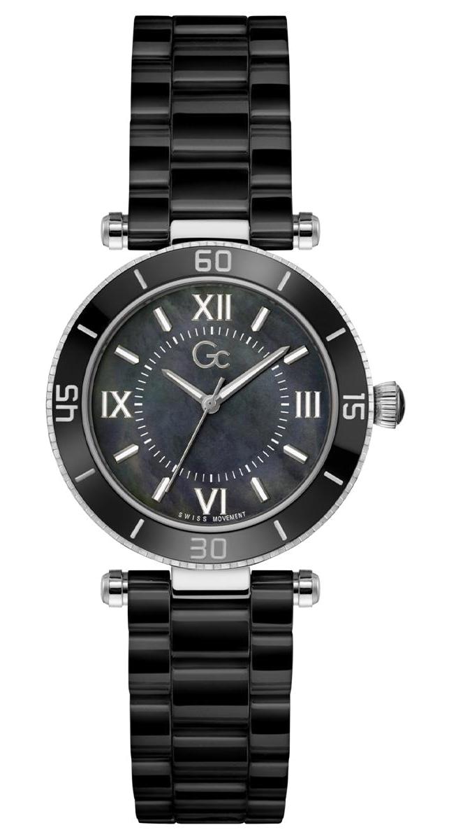 Guess GCZ05009L2MF 34 mm Siyah Çelik Kordon Analog Kadın Kol Saati
