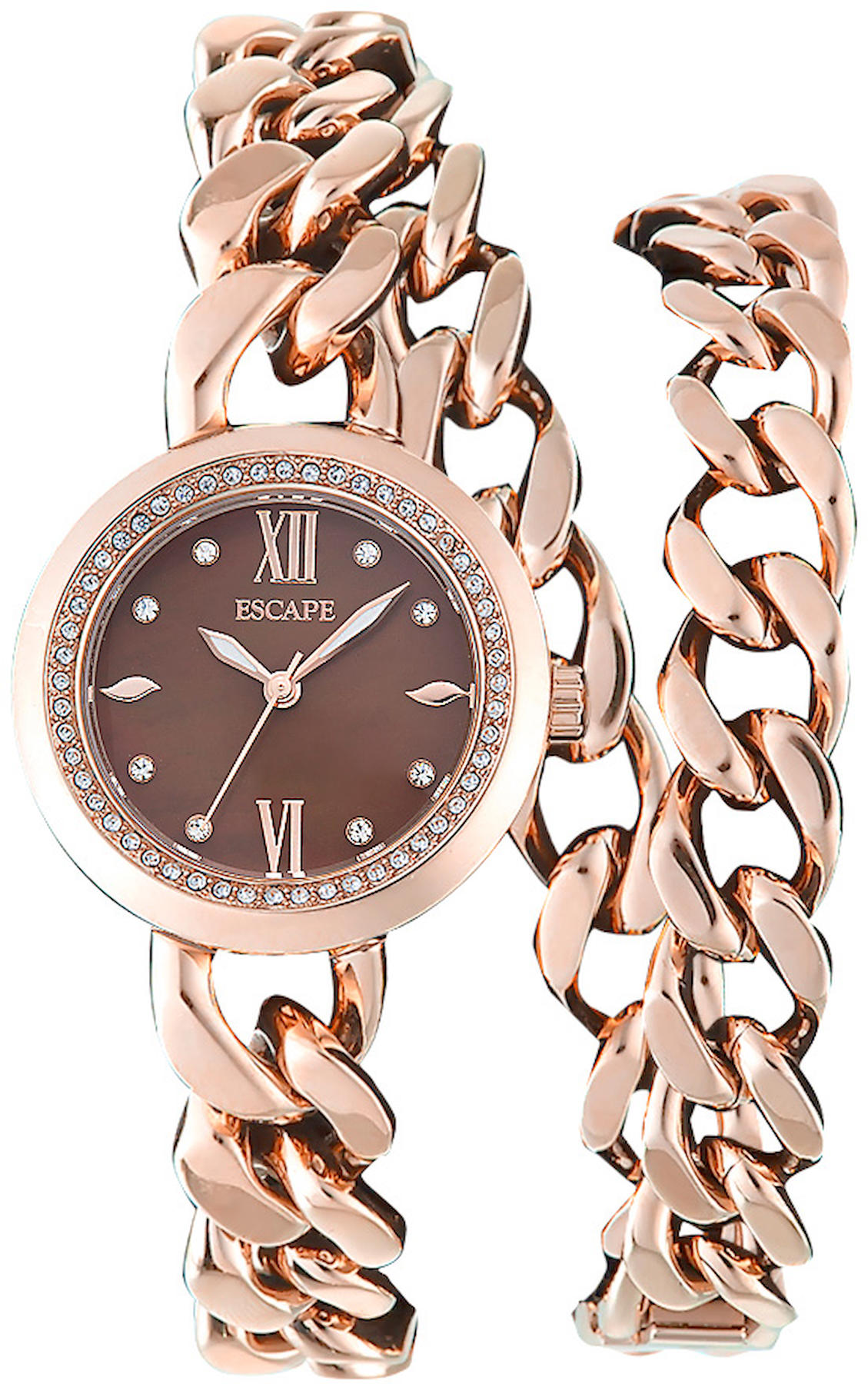 Escape EC1116-104 31 mm Rose Gold Çelik Kordon Analog Kadın Kol Saati