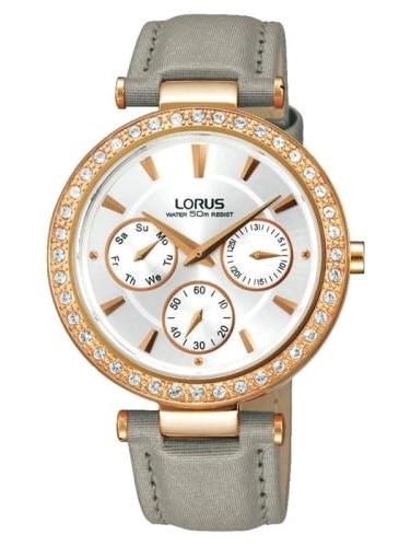 Lorus RP627BX9 Takvimli 38 mm Gri Deri Kordon Analog Kadın Kol Saati