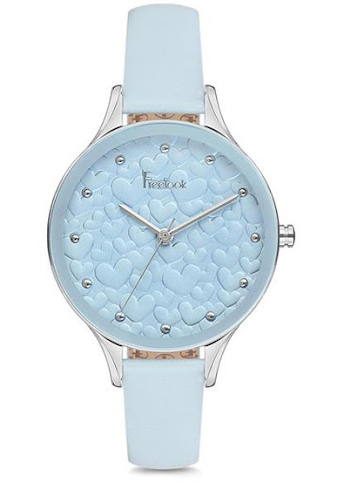 Freelook F.1.1071.06 36 mm Mavi Deri Kordon Analog Kadın Kol Saati