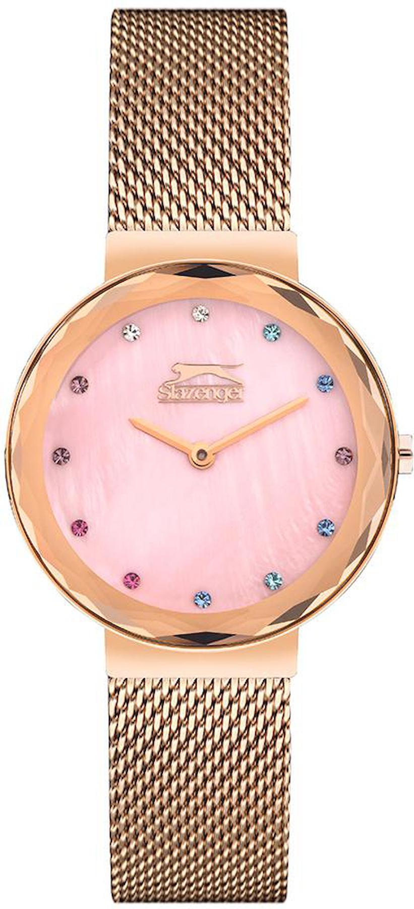 Slazenger SL.09.2296.3.03 35 mm Rose Gold Çelik Kordon Analog Kadın Kol Saati