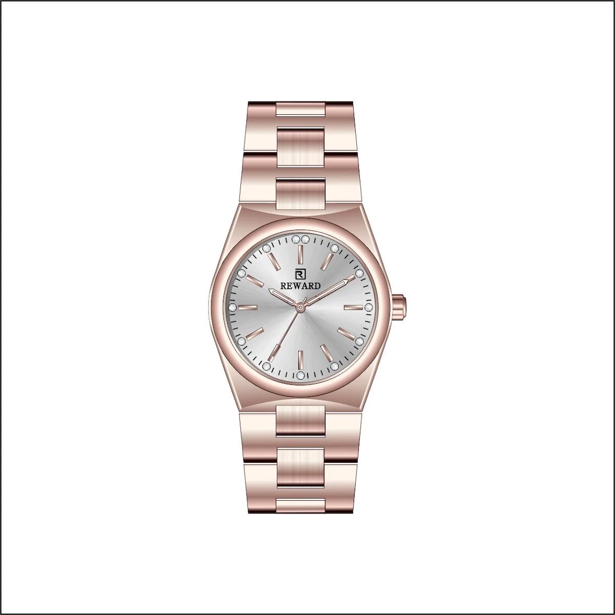 Reward A142835 35 mm Rose Gold Çelik Kordon Analog Kadın Kol Saati