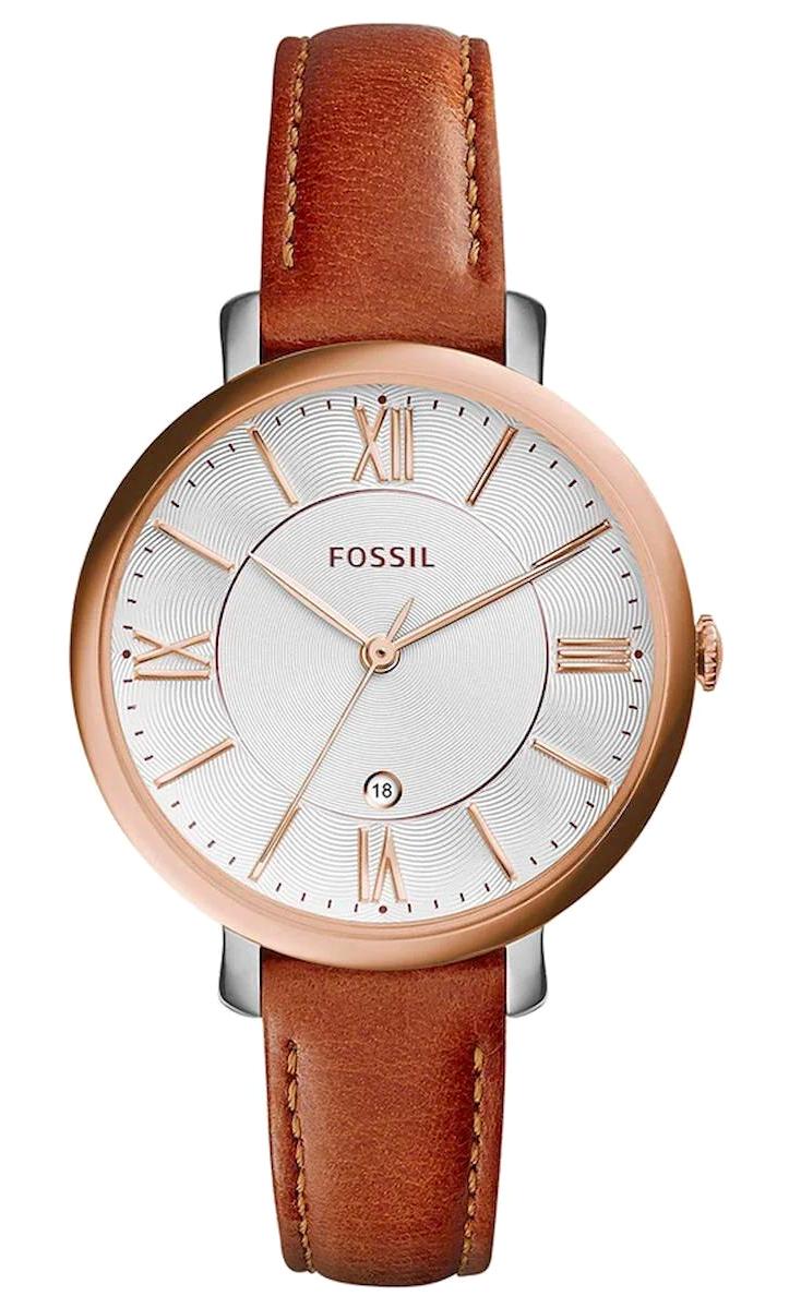 Fossil ES3842 36 mm Taba Deri Kordon Analog Kadın Kol Saati