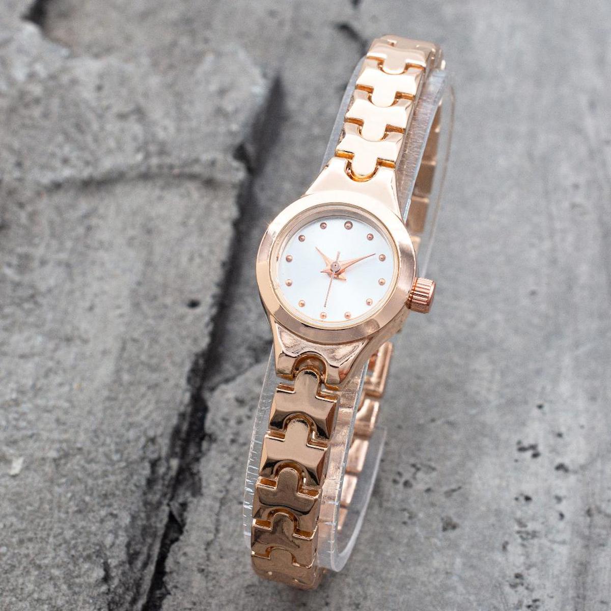 Oleydi Rose Gold Çelik Kordon Analog Kadın Kol Saati