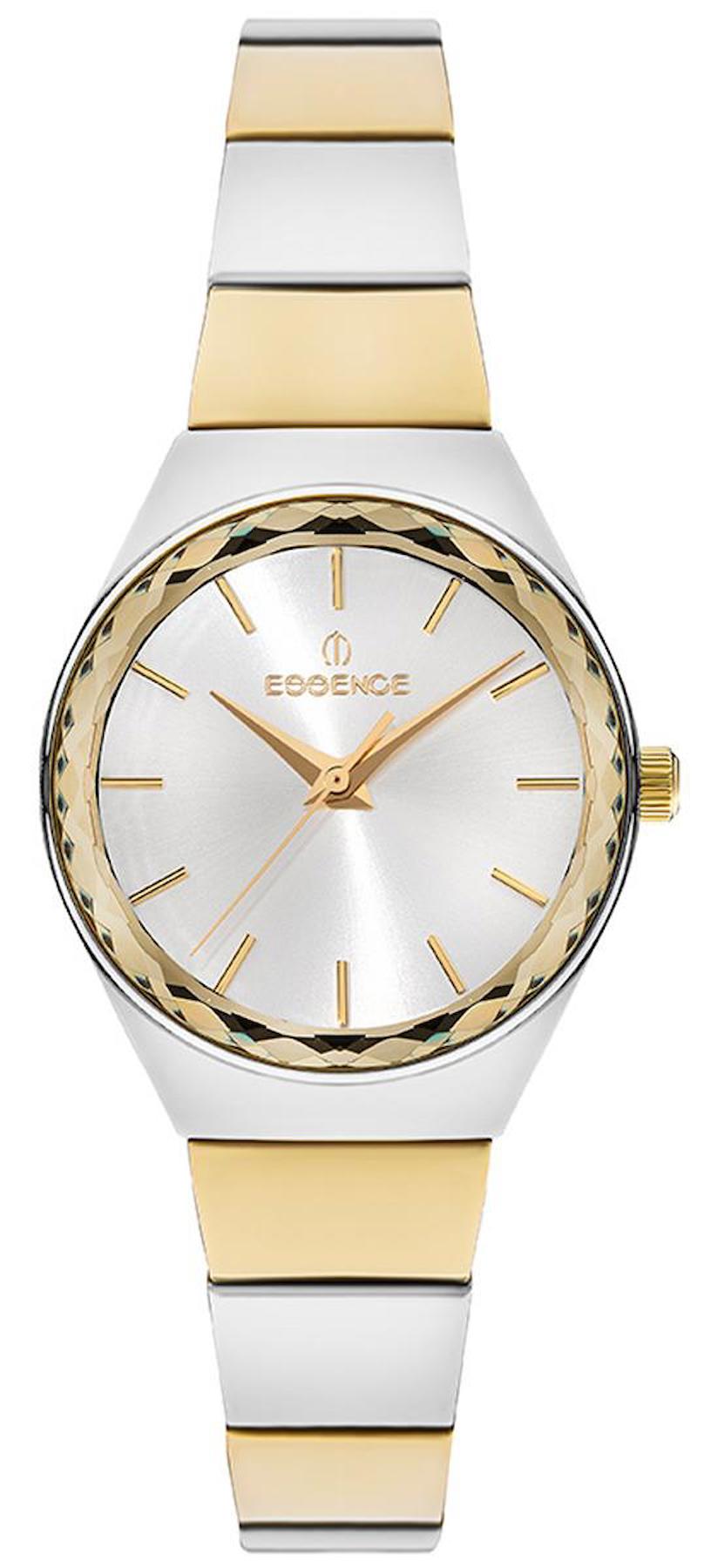 Essence D1128.220 31 mm Altın-Gri Çelik Kordon Analog Kadın Kol Saati