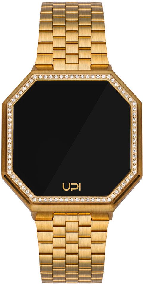 Upwatch 1756 42 mm Altın Çelik Kordon Dijital Kadın Kol Saati