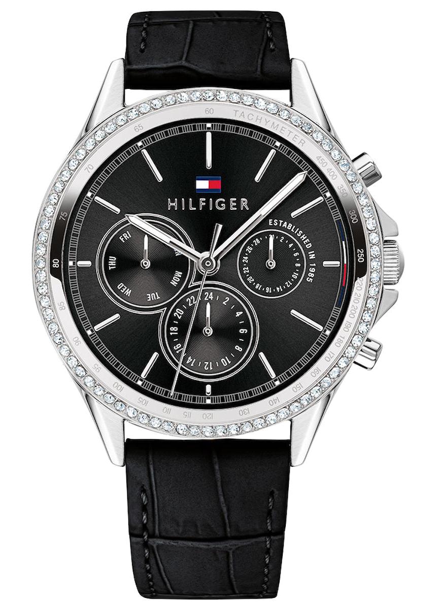 Tommy Hilfiger TH1781981 38 mm Siyah Deri Kordon Analog Kadın Kol Saati