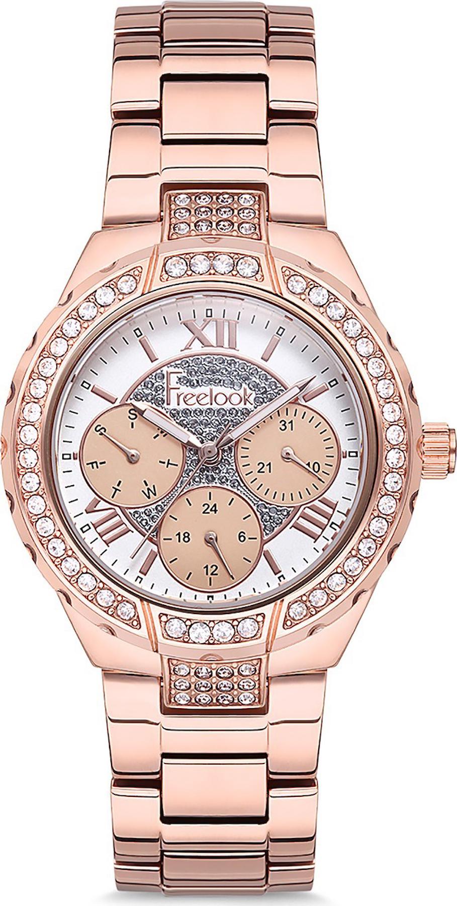 Freelook F.11.1008.04 35 mm Rose Gold Çelik Kordon Analog Kadın Kol Saati