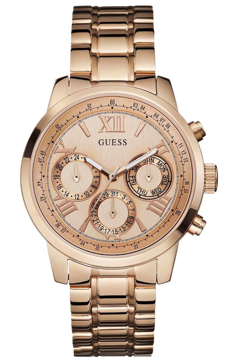 Guess GUW0330L2 Takvimli 42 mm Rose Gold Çelik Kordon Analog Kadın Kol Saati