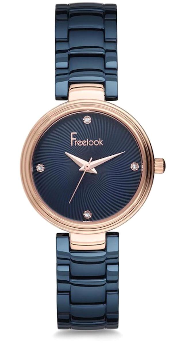 Freelook F.8.1027.02 30 mm Lacivert Çelik Kordon Analog Kadın Kol Saati