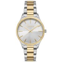 Freelook FL.1.10093.1 38 mm Altın-Gri Çelik Kordon Analog Kadın Kol Saati
