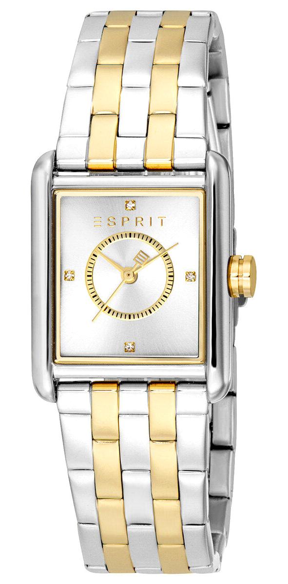 Esprit ES1L397M0085 24-29 mm Altın-Gri Çelik Kordon Analog Kadın Kol Saati