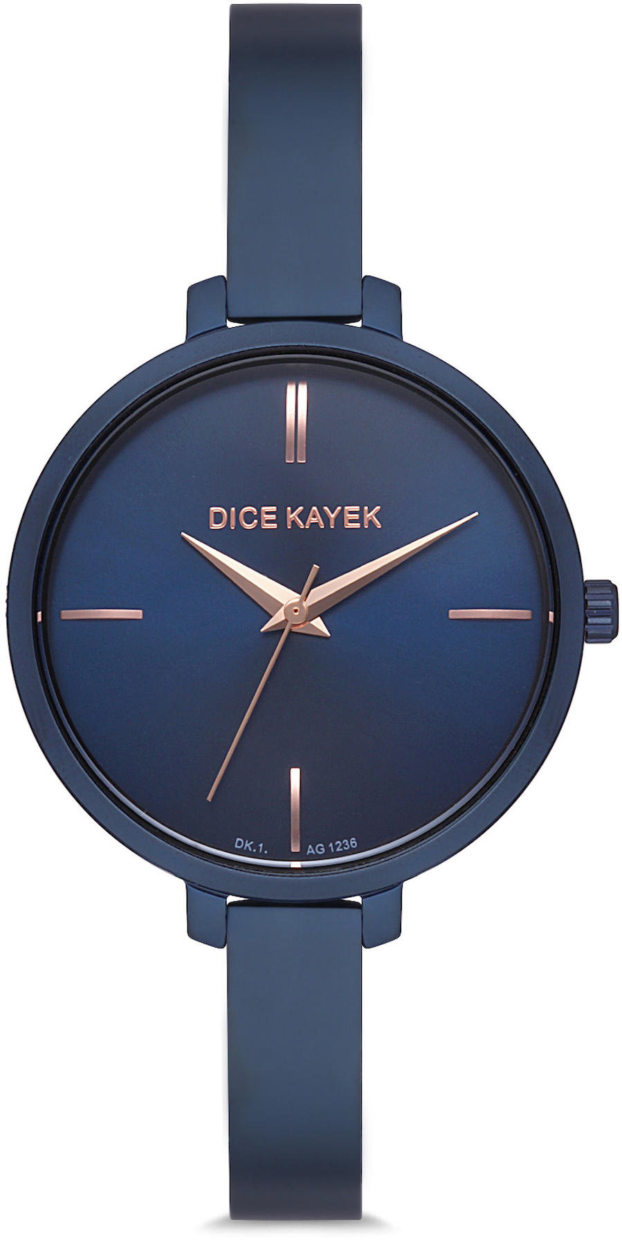 Dice Kayek DK.1.AG1236.09 35 mm Lacivert Metal Kordon Analog Kadın Kol Saati