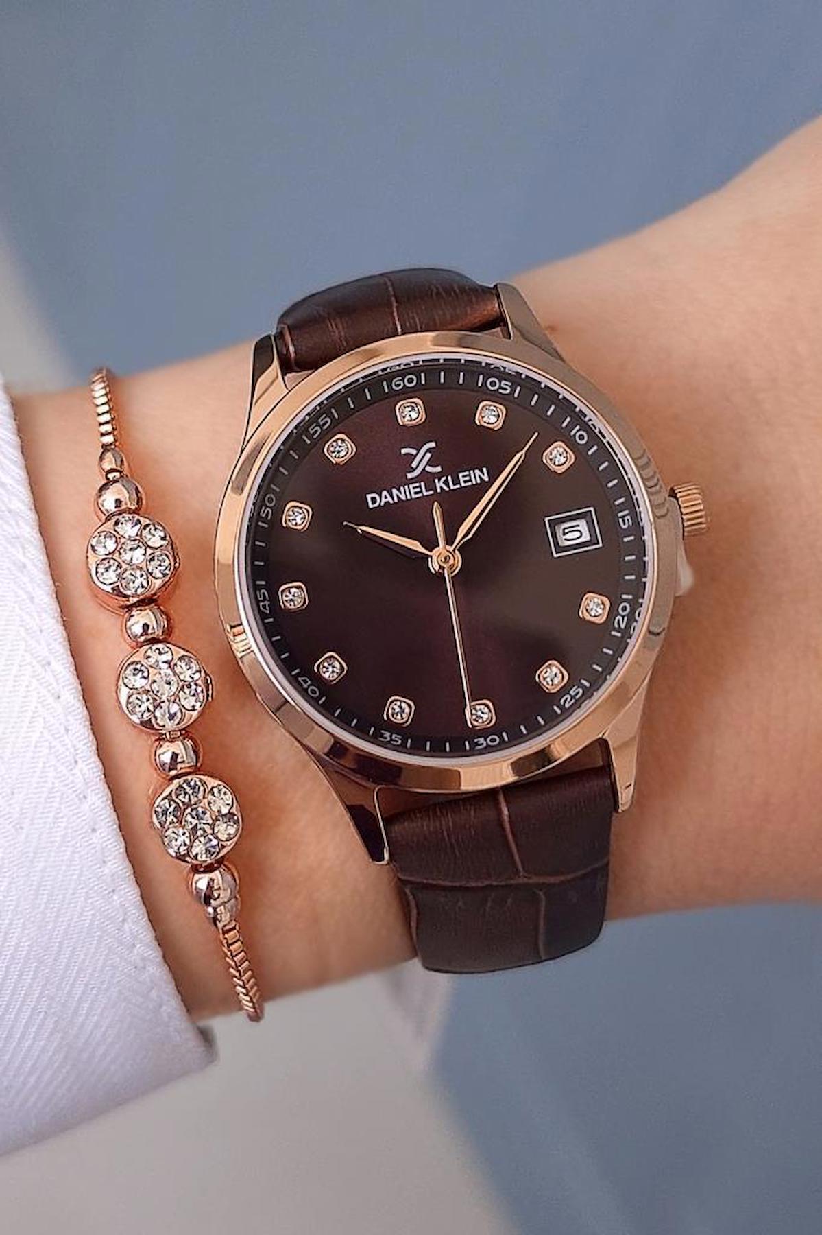 Daniel Klein 32 mm Siyah Çelik Kordon Analog Kadın Kol Saati