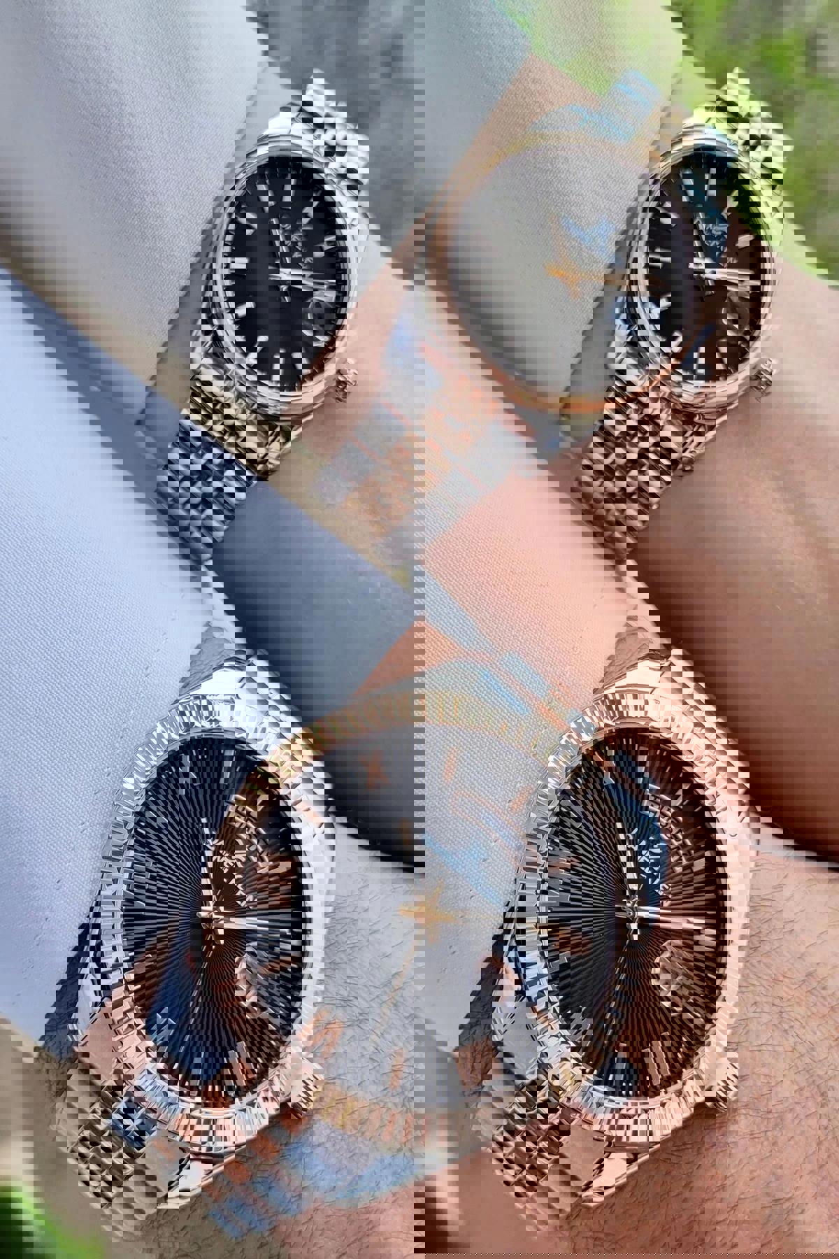 Daniel Klein DKISTE1099 Takvimli Gri-Rose Gold Çelik Kordon Analog Kadın Kol Saati