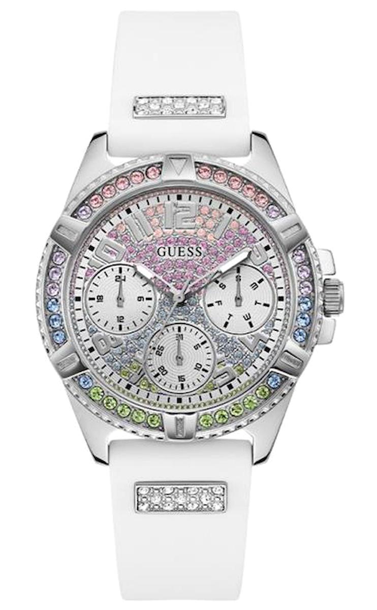 Guess GUGW0045L1 Takvimli 40 mm Beyaz Çelik Kordon Analog Kadın Kol Saati