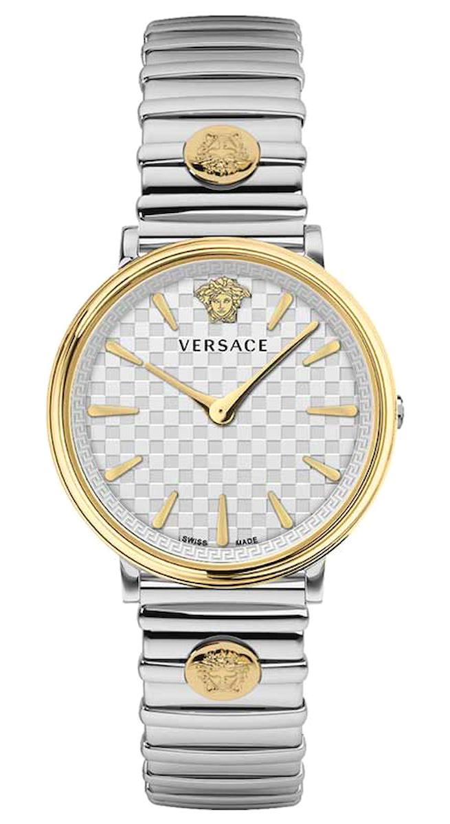 Versace VRSCVE8104922 38 mm Gri Metal Kordon Analog Kadın Kol Saati