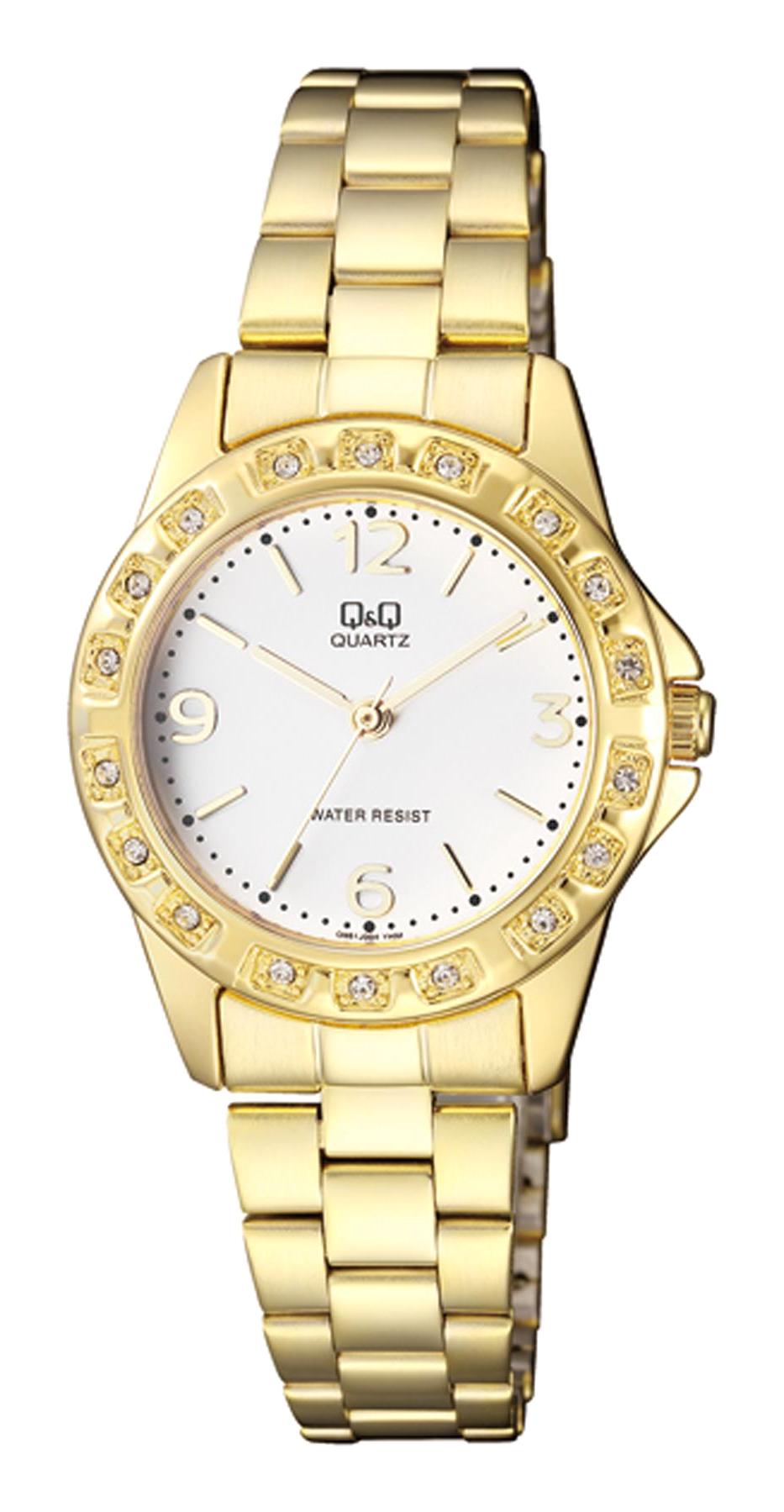 Q&Q 3G917 36 mm Altın Metal Kordon Analog Kadın Kol Saati