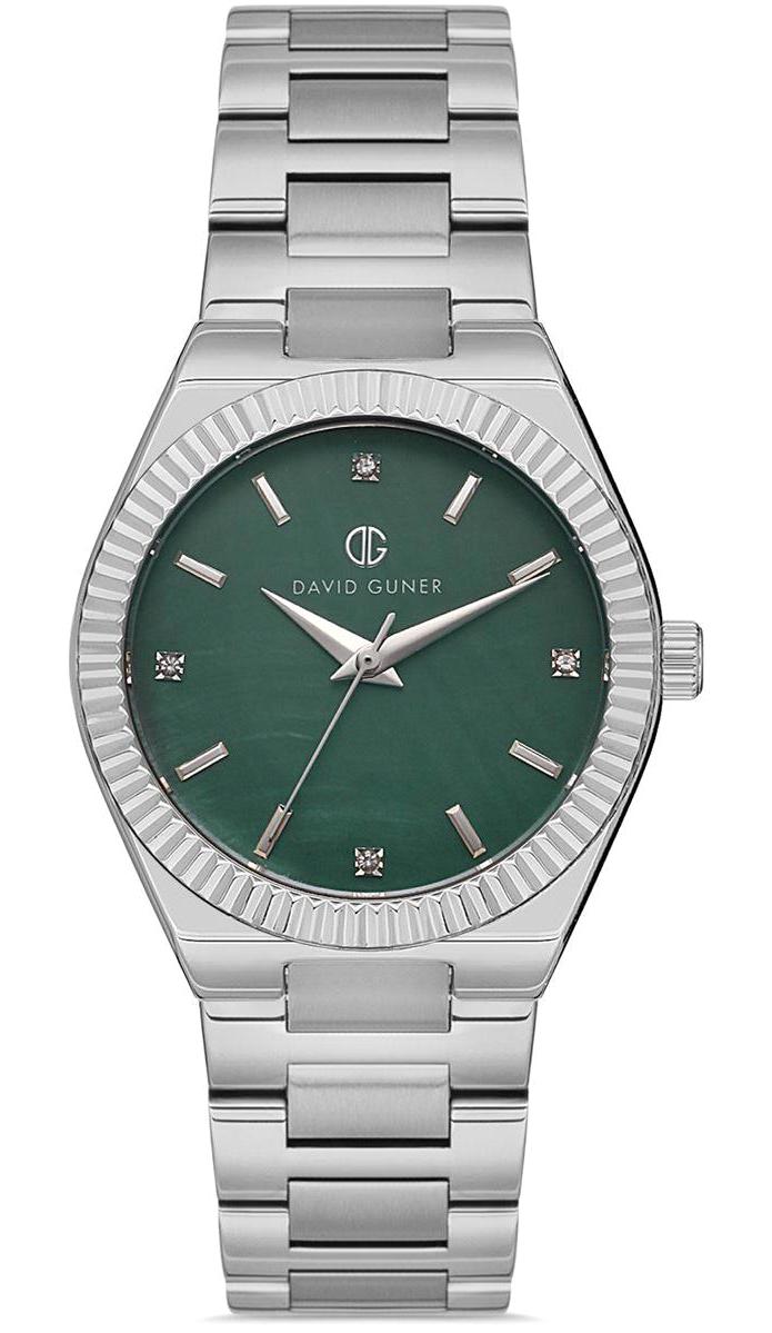 David Guner DG-8409LA-A10 36-40 mm Gri Çelik Kordon Analog Kadın Kol Saati