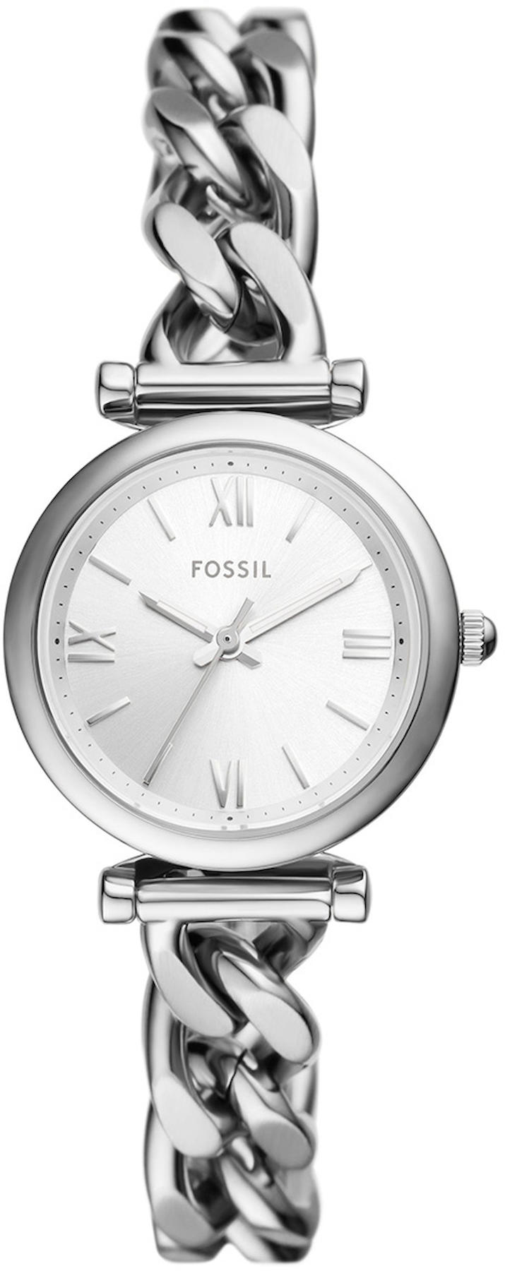 Fossil FES5331 28 mm Gri Çelik Kordon Analog Kadın Kol Saati
