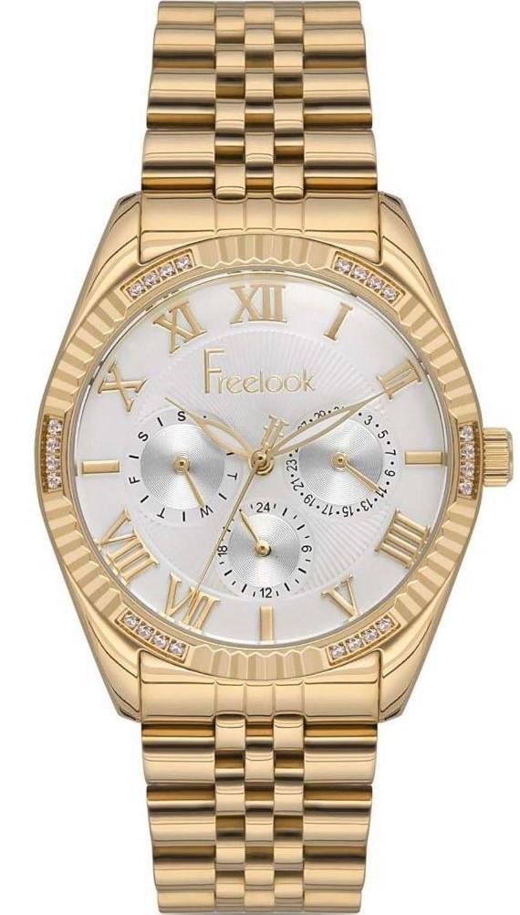 Freelook FL.1.10117.3 40 mm Altın Çelik Kordon Analog Kadın Kol Saati