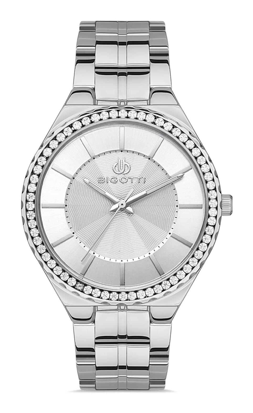 Bigotti BG.1.10462.1 36 mm Gri Çelik Kordon Analog Kadın Kol Saati