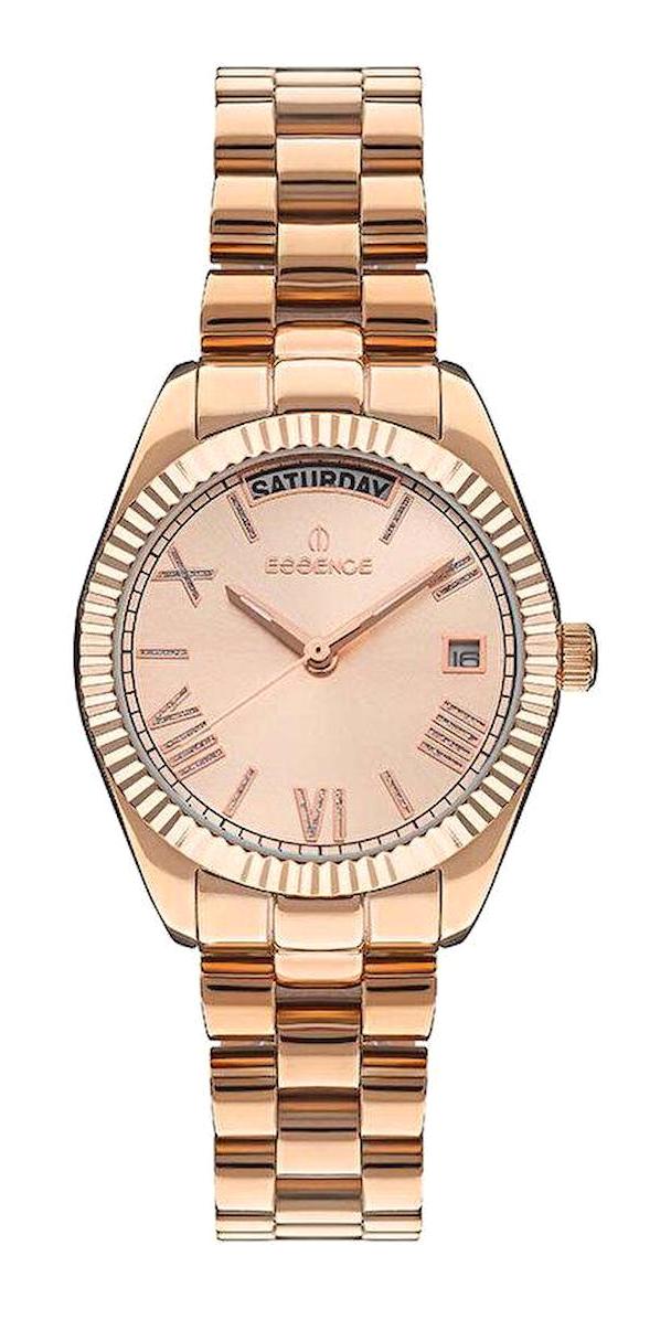 Essence ES6745FE.410 Takvimli 32 mm Rose Gold Çelik Kordon Analog Kadın Kol Saati