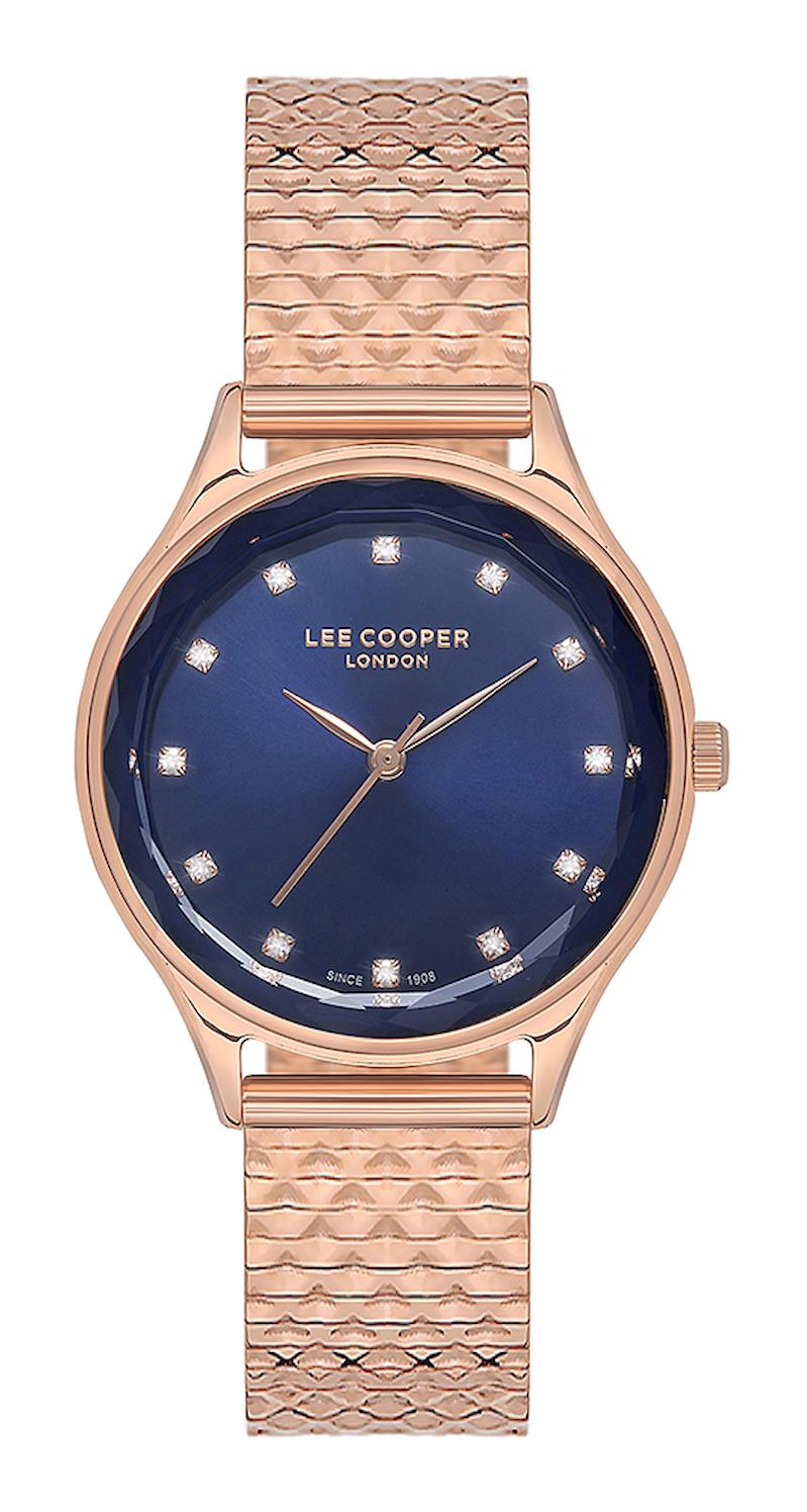 Lee Cooper LC07122.490 40 mm Rose Gold Plastik Kordon Analog Kadın Kol Saati