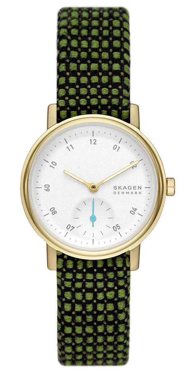Skagen SKW3105 Takvimli 32 mm Yeşil Kanvas Kordon Analog Kadın Kol Saati