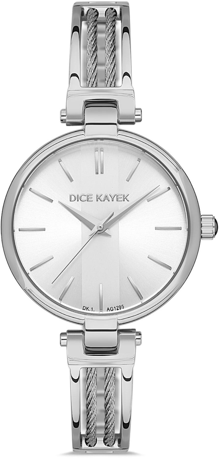 Dice Kayek DK.1.AG1295.04 34 mm Gri Çelik Kordon Analog Kadın Kol Saati