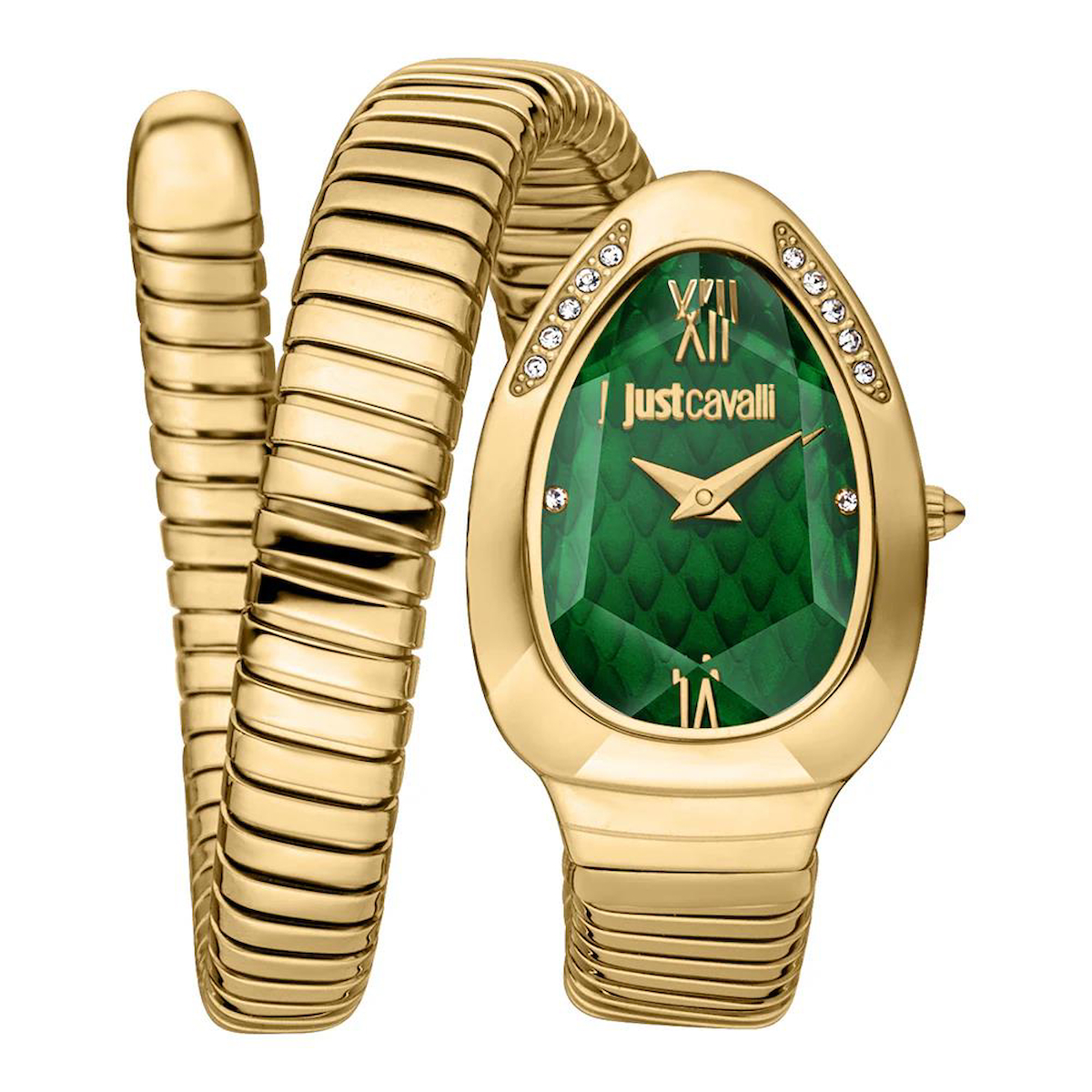 Just Cavalli JC1L223M0035 22 mm Altın Çelik Kordon Analog Kadın Kol Saati