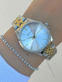 Ferrucci FRC.FT.1.107 36 mm Altın-Gri Çelik Kordon Analog Kadın Kol Saati