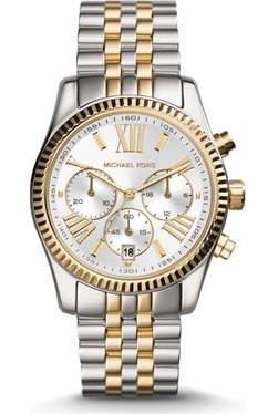 Michael Kors MK5955 Takvimli 38 mm Gri Çelik Kordon Analog Kadın Kol Saati